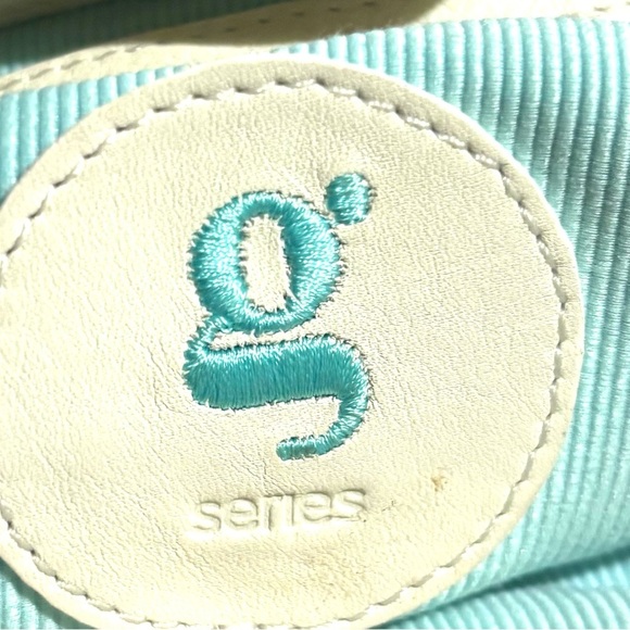 G series White stones Beaded Women's leather shoulder Bag - Picture 6 of 7